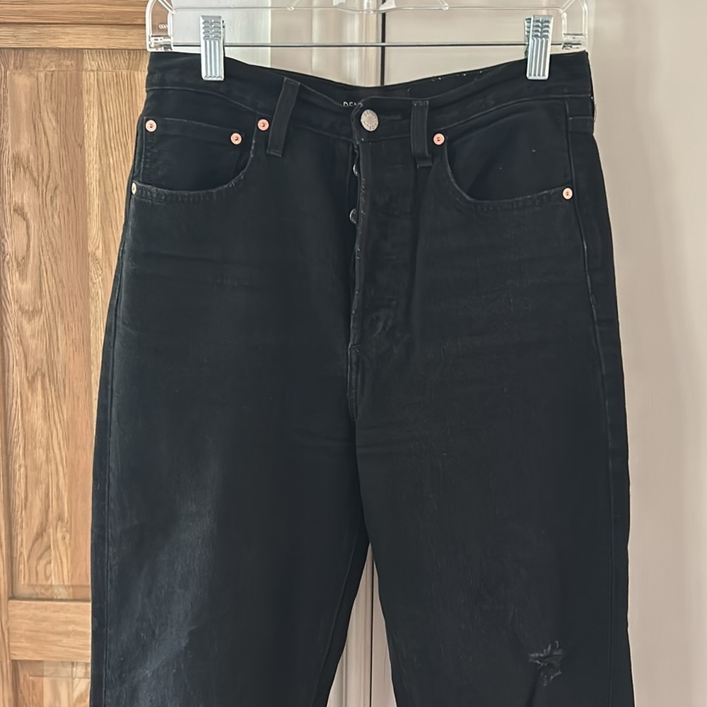 🎀 Aritzia denim forum the bonnet high-rise loose Jean size 25 - Picture 4 of 7